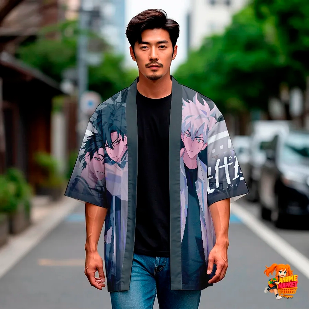 Рубашка хаори японская Агенты времени