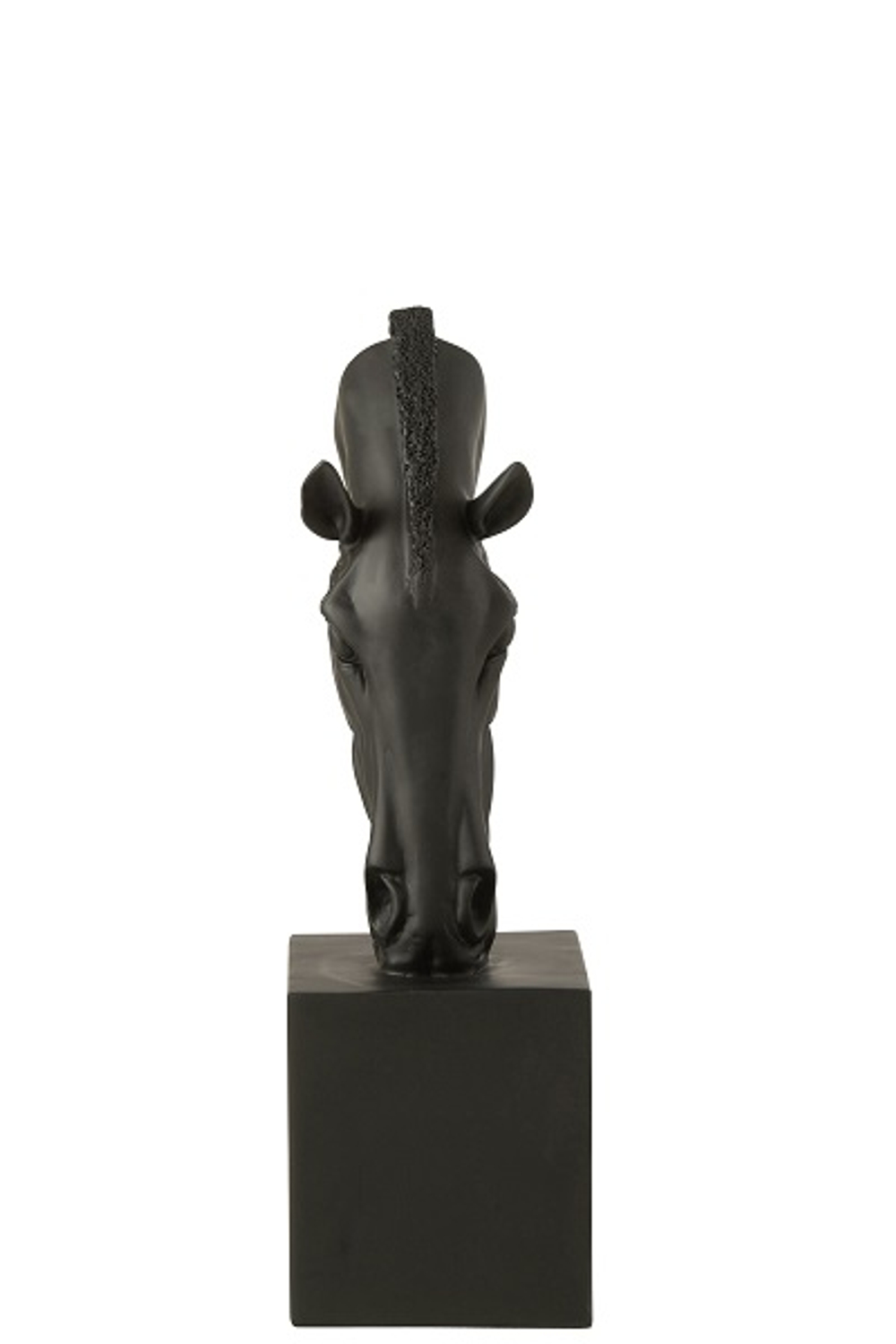 Декор "Бюст лошади" черный 18,5x14x44см