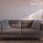 Гипсовая 3D панель Консул 2