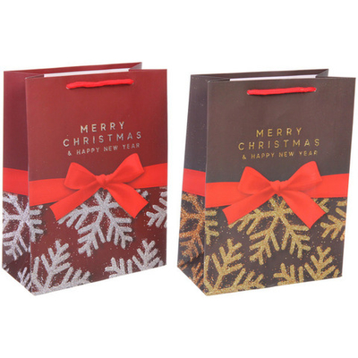 Пакет подарочный «Новогоднее поздравление» 18*24*8,5 см