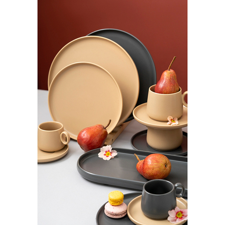 Набор тарелок 2шт 25см Tkano Essential бежевый