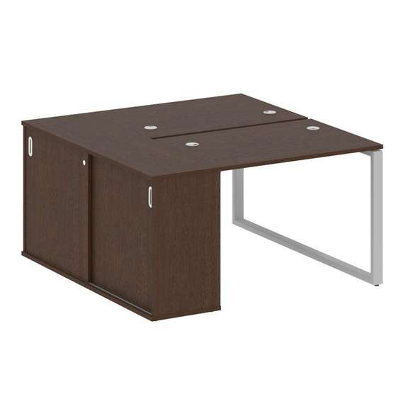 Метал Систем Рабочая станция с шкафом-купе на О-образном м/к БО.РС-СШК-1.1 Т