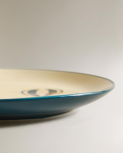 ZARA HOME ДЕТСКАЯ ТАРЕЛКА ИЗ КЕРАМИКИ «ВОЗДУШНЫЕ ШАРЫ», РАЗНОЦВЕТНЫЙ