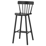 Барный стул - IKEA NORRARYD/ИКЕА НОРРАРИД,  46х47х103 см, черный