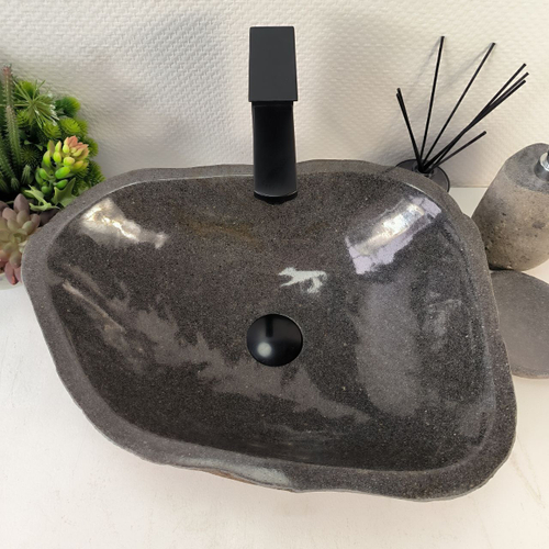 Раковина из речного камня RS-65221 47*36*15 0856