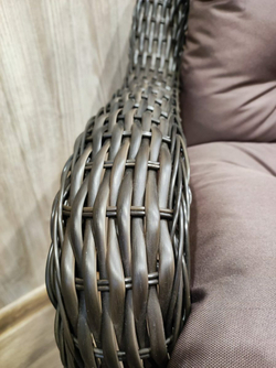 Кресло из искусственного ротанга МЭДИСОН НЬЮ «MEDISON NEW» с подушками на сидение и спинку