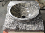 Каменная раковина из мрамора Kotak baskom semi Marmo Doreng KBS-00951 (50*50*22) 00998