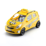 Машина ин. Такси Хэтчбек, 25см. прозрачные окна KMP 012gi