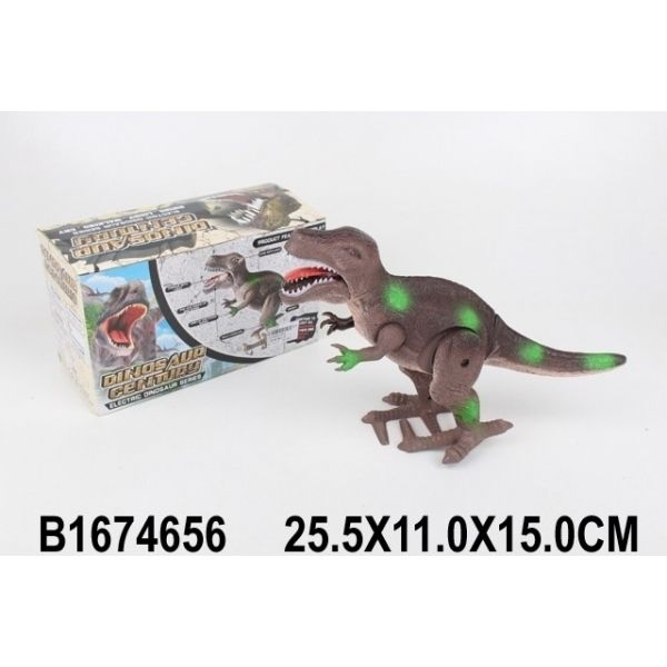 Игрушка на  динозавр, свет+звук 3838