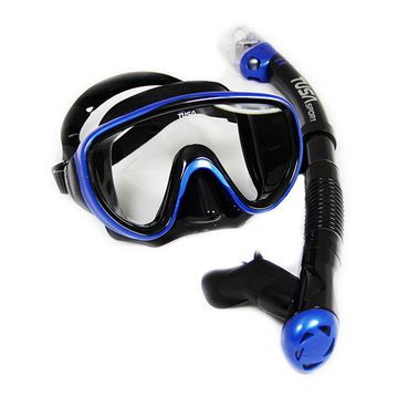 Набор маска+трубка TUSA Sport UCR-1625 черный/синий