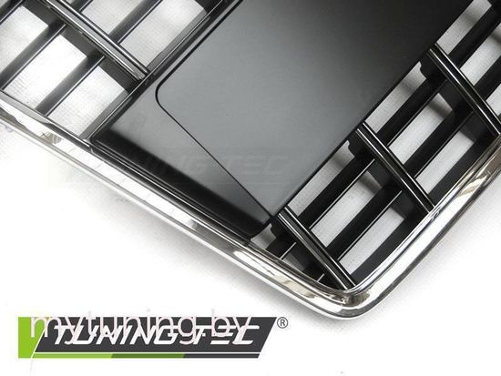 Решетка радиатора S8 LOOK CHROME BLACK для Audi A3 8P