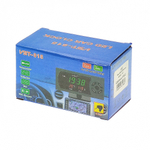 Авто часы + з/у USB VST 815 Blue/Red 12/24V