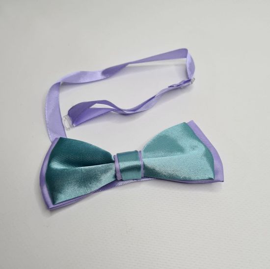 Галстук бабочка классика, лайм глянец