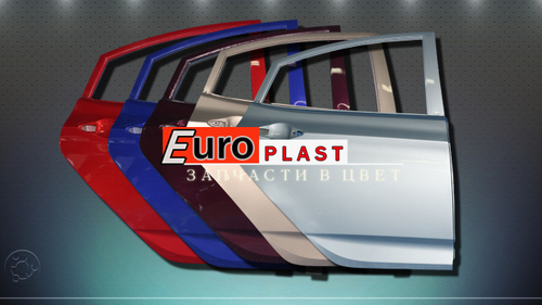 Задние двери в цвет Kia Rio 3 2010-2017 все цвета