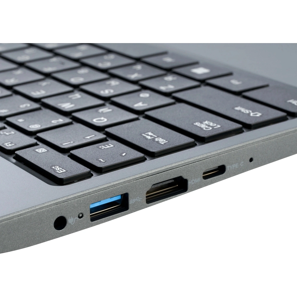 Ноутбук IRU Tactio 14ALH Core i5 1235U 8Gb SSD256Gb Intel Iris Xe graphics 14" IPS FHD FreeDOS grey (2058896)