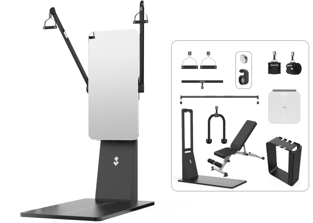 Функциональный тренажер с интерактивным зеркальным дисплеем Splan Y