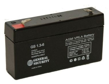 Аккумуляторы GENERAL SECURITY GS1.3-6 - фото 1