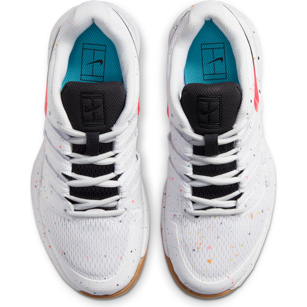 Детские теннисные кроссовки Nike JR Vapor X - white/laser crimson