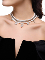 Чокер "Delicacy Shine" cotton pearl White