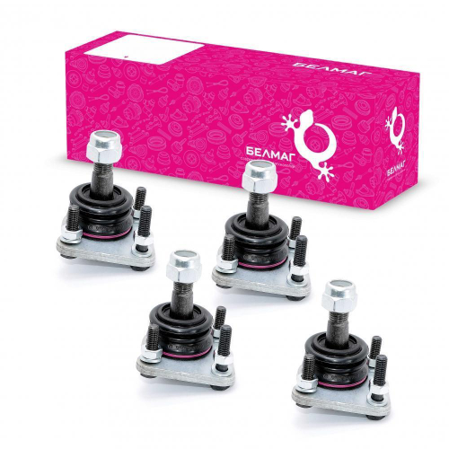 Шаровая опора ВАЗ 2123 Конвеерная с крепежом 4шт Белмаг