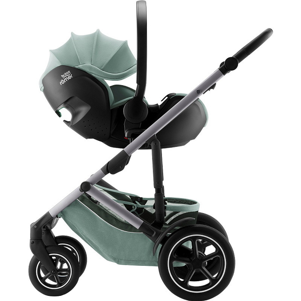 Коляска 3 в 1 Britax Roemer Smile 5Z Style и автокресло Baby-Safe Pro Jade Green Harbor Blue