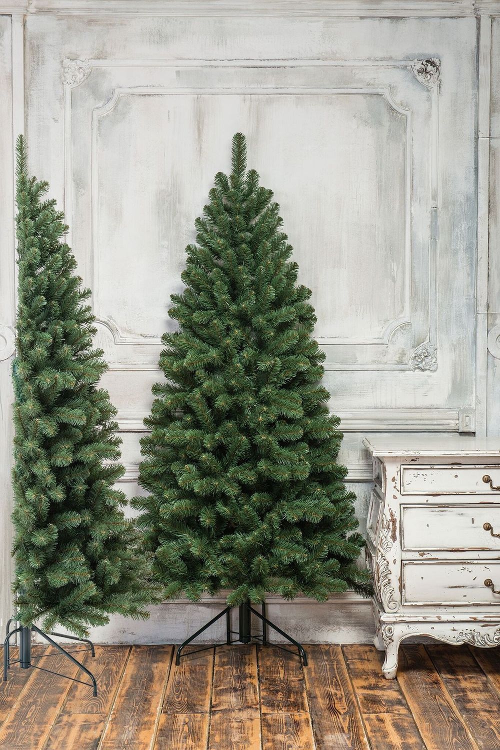 Ель половинка / угловая «Эльза» (пвх) 210 см / 2.1 м