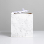 Коробка складная «Мрамор», 12 × 12 × 12 см