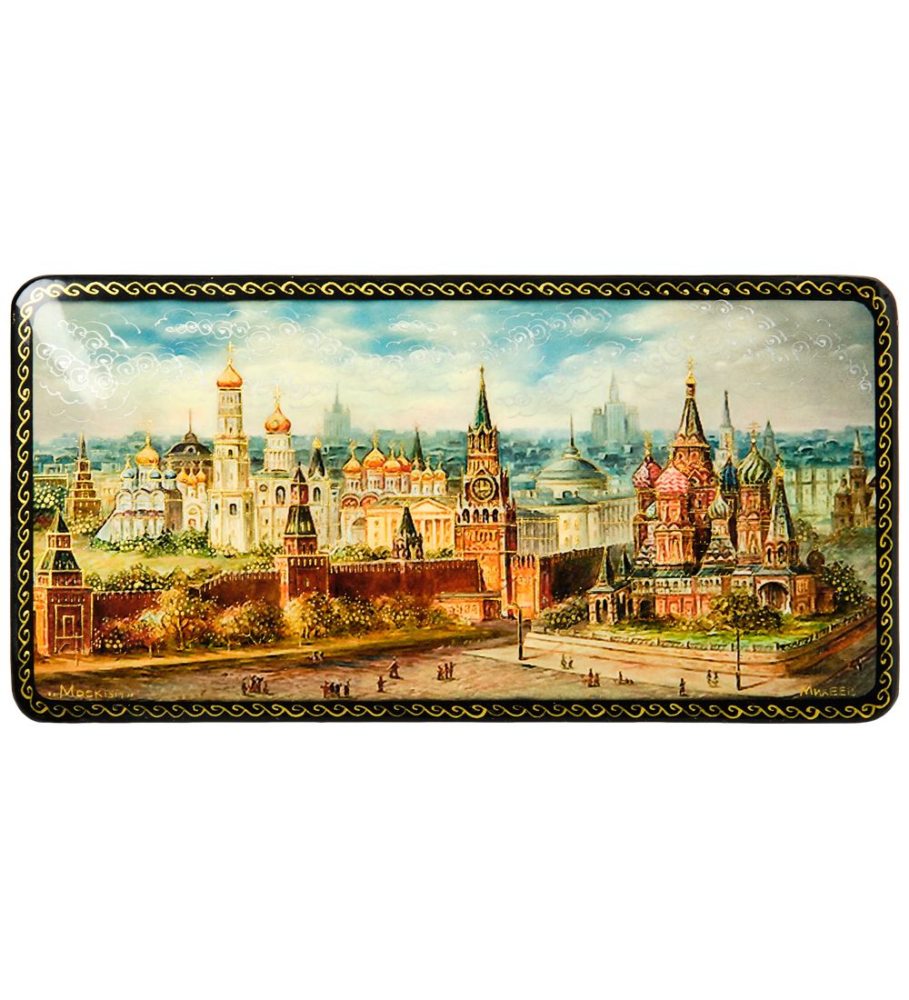 ШК-19/26 Шкатулка в технике декупаж «Москва» (18х9х3,5)