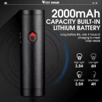 Фонарь велосипедный, передний West Biking YP0701332 (аккум. 2000 mAh, 5 режимов,USB)