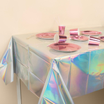 Скатерть металлизированная «Жемчужный перелив», голография, 137*274 см