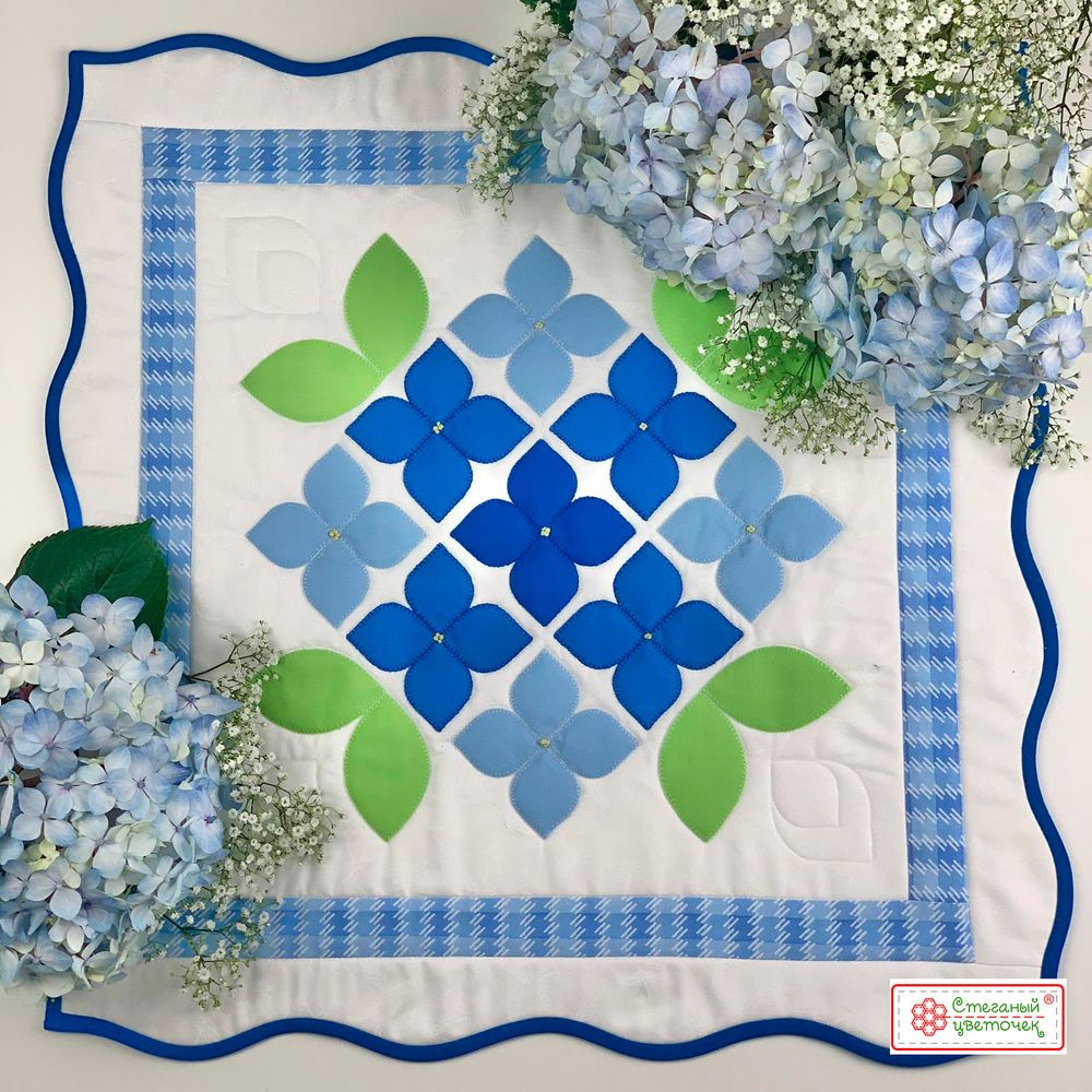 Шаблон для стежки  и аппликации "Лепесточки-2" (арт. T53)