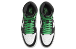 Jordan Air Jordan 1 High OG "Black and Lucky Green" Black Green Toe Celtic Shock Relief Anti-Slip High Gang Retro Basketball Shoes