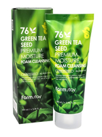 Пенка для умывания &quot;Семена Зеленого чая&quot; FarmStay 76 Green Tea Seed Premium Moisture, 100мл ХИТ. Страна производитель: Корея (Уход за лицом)