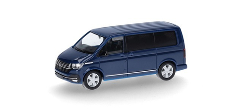 Микроавтобус Volkswagen (VW) T6.1 Caravelle, темно-синий