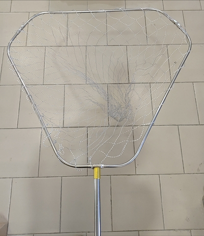 Подсак для ловли рыбы телескопический ручка 1.7м