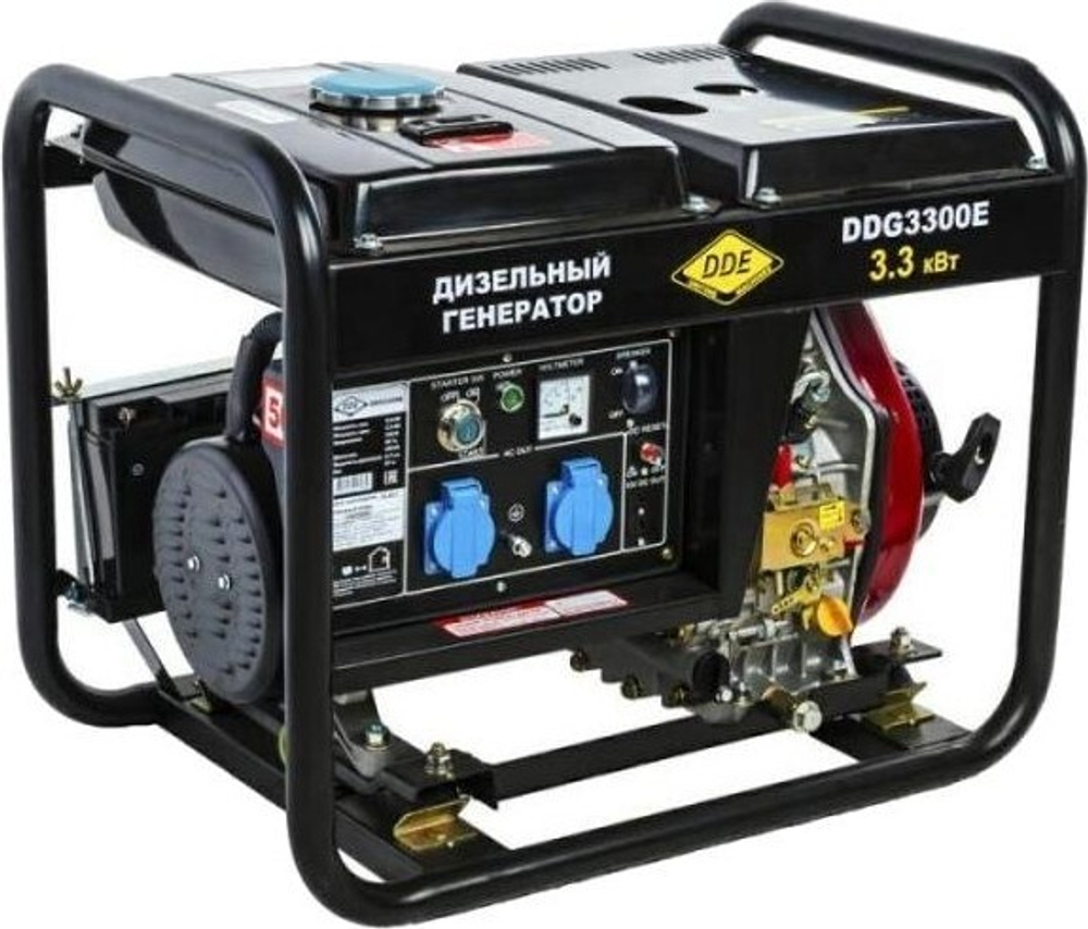 Дизельный генератор с воздушным охлаждением DDE DDG 3300E DDG3300E