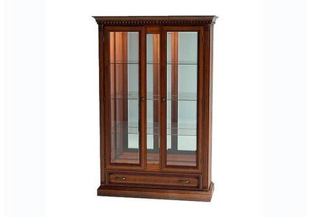 FLORENCE Шкаф-витрина 2-х дв.с зеркалом и подсветкой Арт. 519