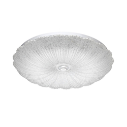 7729/48L PIKO LED SN 000 Светильник металл/пластик/белый/прозрачный LED 48Вт 3000-6000K D380 IP20 пульт ДУ FORTUNA
