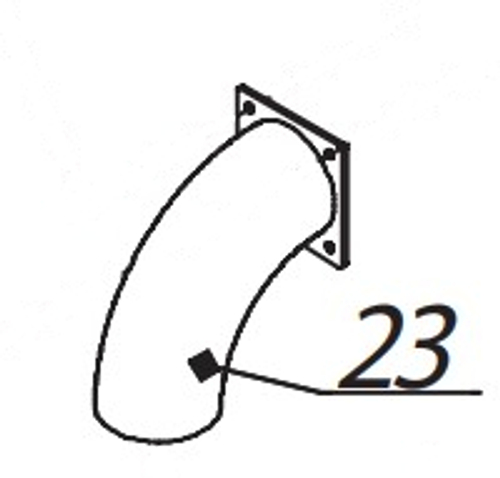 Отвод впускной, артикул 89900003