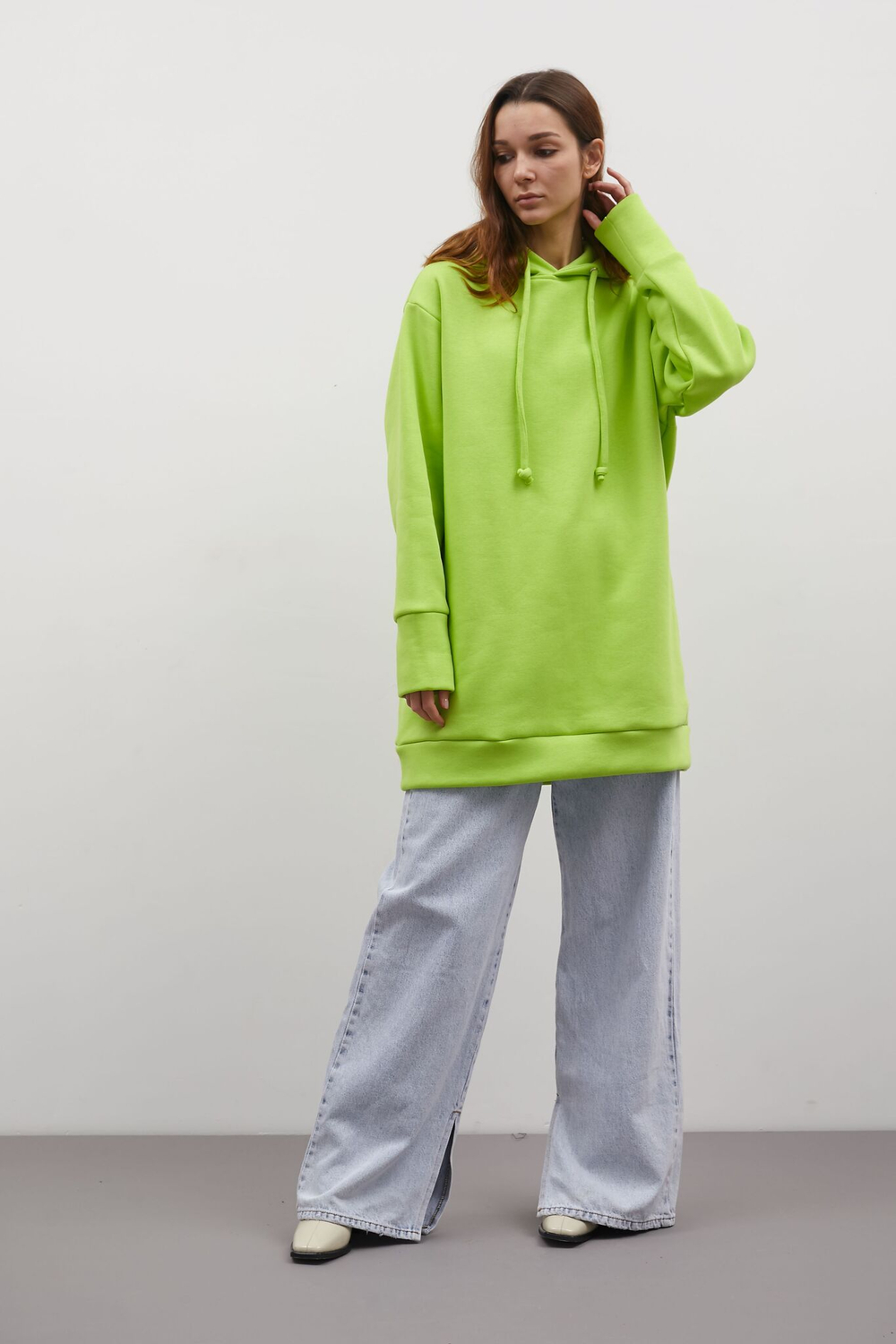 Худи с начесом на манжете