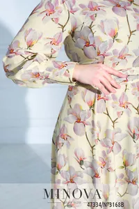 Платье 3168B-лимонный Minova