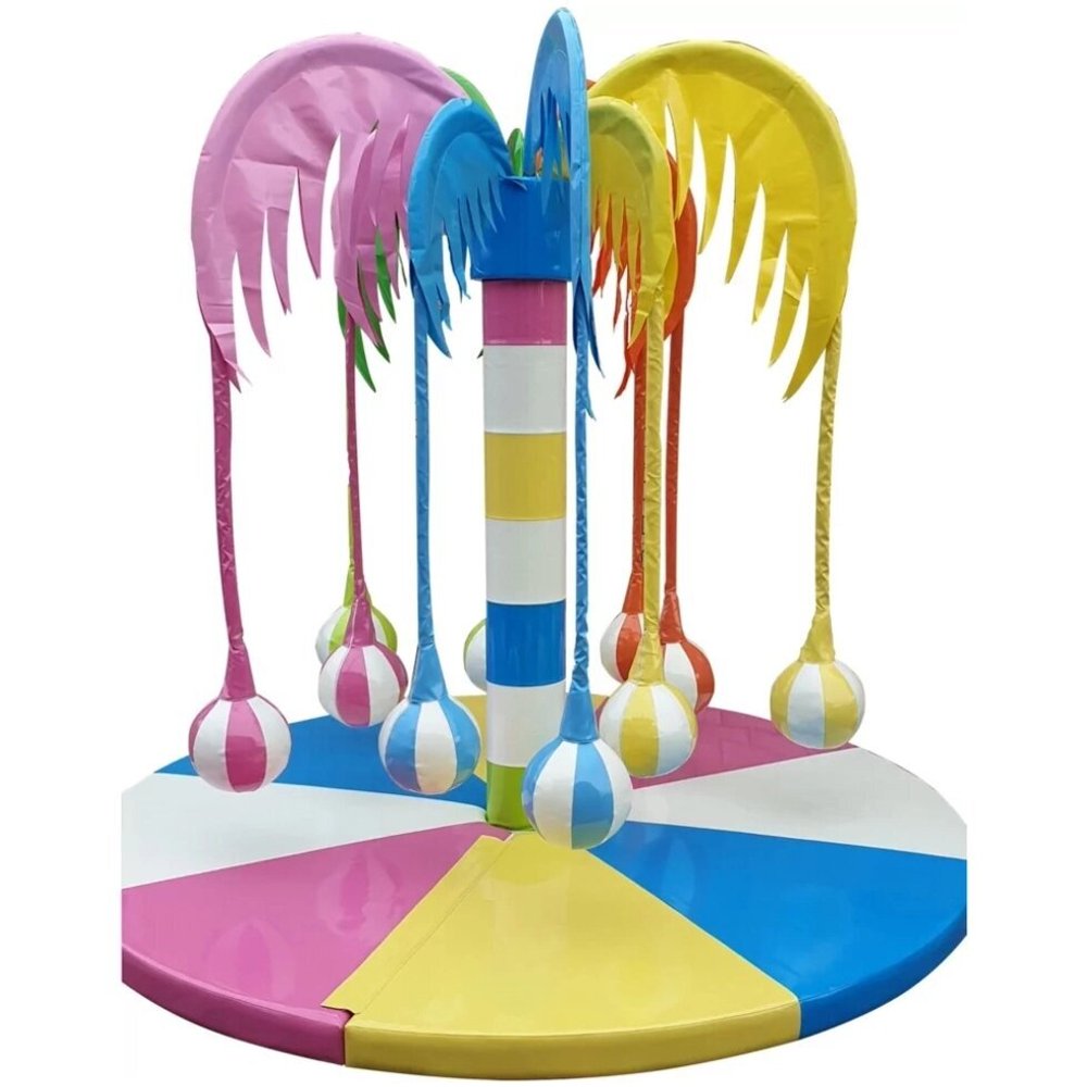 "Пальма" Детская карусель с электроприводом для игровой комнаты ( d280 см)