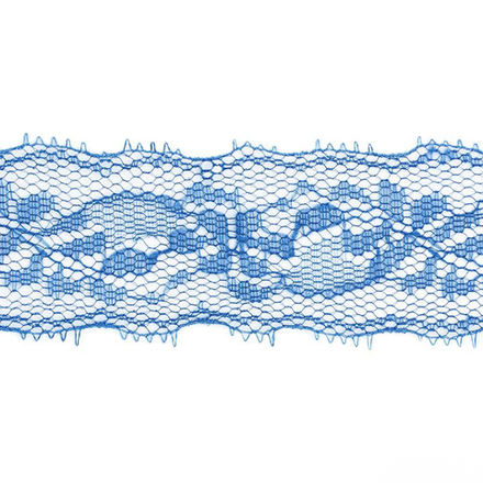 Кружево капрон. ш.3,5см. 154 синий