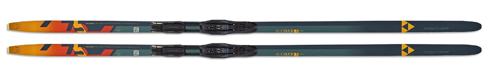 Лыжи FISCHER AEROGUIDE SKATE 75 с креплениями CONTROL SKATE NP27324, коньковые