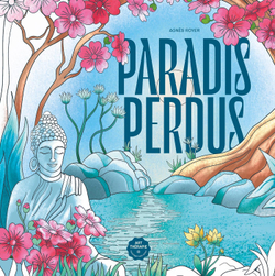 Hachette  раскраска по номерам  Paradis perdus