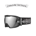 Chrome Hearts SILVER M0RNING FADE BLACK Coverage Unisex Ski Goggles