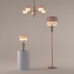 Напольный светильник (торшер) Maytoni H311-FL-01-G