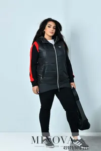 Костюм 8-227-красный-чёрный Minova