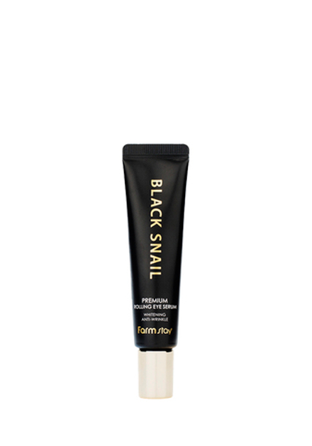 FarmStay Black Snail Premium Rolling Eye Serum Антивозрастная сыворотка для кожи вокруг глаз с муцином улитки
