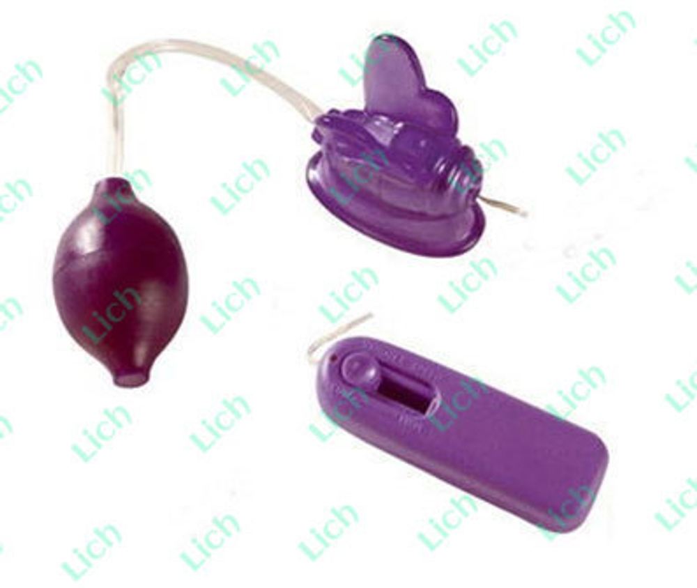 Клиторальный вибратор с помпой